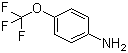 对三氟甲氧基苯胺分子结构 (CAS 461-82-5)