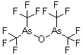 Bis(trifluoromethyl)arsinous acid anhydride molecular structure (CAS 461-91-6)