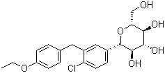 Dapagliflozin molecular structure (CAS 461432-26-8)