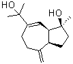 (3R,3aR,8aS)-rel-1,2,3,3a,6,7,8,8a-Octahydro-3-hydroxy-alpha,alpha,3-trimethyl-8-methylene-5-azulenemethanol molecular structure (CAS 461644-90-6)
