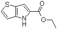 结构式 CAS# 46193-76-4, 4H-噻吩[3,2-b]吡咯-5-羧酸乙酯