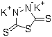 1,3,4-噻二唑烷-2,5-二硫酮钾盐分子结构 (CAS 4628-94-8)