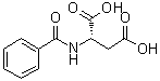 N-苯甲酰基-L-天冬氨酸分子结构 (CAS 4631-12-3)
