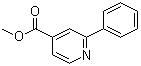 2-Phenyl-4-pyridinecarboxylic acid methyl ester molecular structure (CAS 4634-14-4)