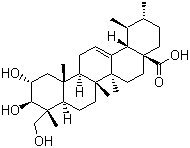 Asiatic acid molecular structure (CAS 464-92-6)