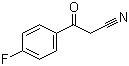 structure of CAS# 4640-67-9, 4-Fluorobenzoylacetonitrile;3-(4-Fluorophenyl)-3-oxopropanenitrile
