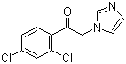 2'-(1H-咪唑-1-基)-2,4-二氯苯乙酮分子结构 (CAS 46503-52-0)
