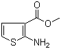 结构式 CAS# 4651-81-4, 2-氨基噻吩-3-羧酸甲酯