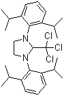 1,3-Bis[2,6-bis(1-methylethyl)phenyl]-2-(trichloromethyl)-imidazolidine molecular structure (CAS 465543-05-9)