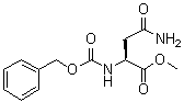 structure of CAS# 4668-37-5, N-Benzyloxycarbonylasparagine methyl ester;N-Carbobenzoxy-L-asparagine methyl ester; N2-Benzyloxycarbonyl-L-asparagine methyl ester