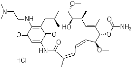 Alvespimycin hydrochloride molecular structure (CAS 467214-21-7)