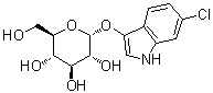 6-Chloro-1H-indol-3-yl alpha-D-glucopyranoside molecular structure (CAS 467214-46-6)