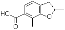 2,7-Dimethyl-2,3-dihydrobenzofuran-6-carboxylic acid molecular structure (CAS 467427-84-5)