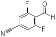 4-Cyano-2,6-difluorobenzaldehyde molecular structure (CAS 467442-15-5)