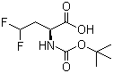(S)-2-(tert-Butoxycarbonylamino)-4,4-difluorobutanoic acid molecular structure (CAS 467442-20-2)
