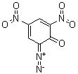 6-重氮基-2,4-二硝基-2,4-环己二烯-1-酮分子结构 (CAS 4682-03-5)