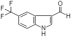 5-(Trifluoromethyl)-1H-indole-3-carboxaldehyde molecular structure (CAS 468718-16-3)