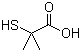 2-巯基异丁酸分子结构 (CAS 4695-31-2)