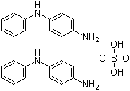structure of CAS# 4698-29-7, 4-Aminodiphenylamino sulfate