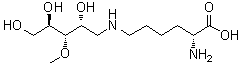 N6-(1-Deoxy-3-O-methyl-D-arabinitol-1-yl)-D-lysine molecular structure (CAS 469911-11-3)