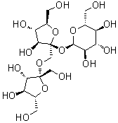 结构式 CAS# 470-69-9, 1-果糖基蔗糖