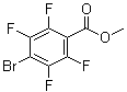 4-Bromo-2,3,5,6-tetrafluorobenzoic acid methyl ester molecular structure (CAS 4707-23-7)