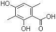 2,4-Dihydroxy-3,6-dimethylbenzoic acid molecular structure (CAS 4707-46-4)