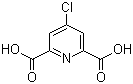 结构式 CAS# 4722-94-5, 4-氯吡啶-2,6-二羧酸