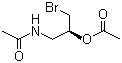 (S)-N-(3-Bromo-2-acetoxypropyl)acetamide molecular structure (CAS 474021-97-1)