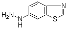 6-Hydrazinylbenzothiazole molecular structure (CAS 474123-23-4)