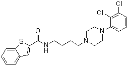 N-[4-[4-(2,3-Dichlorophenyl)-1-piperazinyl]butyl]benzo[b]thiophene-2-carboxamide molecular structure (CAS 474432-66-1)