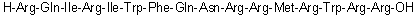 L-Arginyl-L-glutaminyl-L-isoleucyl-L-arginyl-L-isoleucyl-L-tryptophyl-L-phenylalanyl-L-glutaminyl-L-asparaginyl-L-arginyl-L-arginyl-L-methionyl-L-arginyl-L-tryptophyl-L-arginyl-L-arginine molecular structure (CAS 474634-55-4)