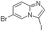 structure of CAS# 474706-74-6, 6-Bromo-3-iodoimidazo[1,2-a]pyridine