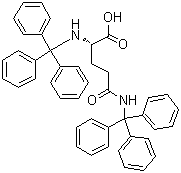 N,N2-二(三苯基甲基)-L-谷氨酰胺分子结构 (CAS 474955-53-8)
