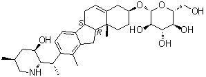 藜芦托素分子结构 (CAS 475-00-3)