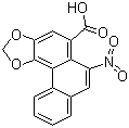 structure of CAS# 475-80-9, Aristolochic acid B;6-Nitrophenanthro[3,4-d]-1,3-dioxole-5-carboxylicacid