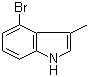 4-Bromo-3-methyl-1H-indole molecular structure (CAS 475039-81-7)