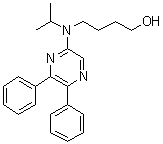 4-[(5,6-二苯基吡嗪基)(异丙基)氨基]-1-丁醇分子结构 (CAS 475086-75-0)