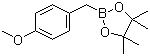 结构式 CAS# 475250-52-3, 4-甲氧基苄基硼酸频哪醇酯