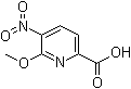 6-Methoxy-5-nitro-2-pyridinecarboxylic acid molecular structure (CAS 475272-62-9)