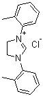 4,5-Dihydro-1,3-bis(2-methylphenyl)-1H-imidazolium chloride molecular structure (CAS 475578-18-8)