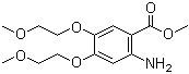 Methyl 2-amino-4,5-di(2-methoxyethoxy)benzoate molecular structure (CAS 476168-17-9)