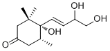 6,9,10-Trihydroxy-7-megastigmen-3-one molecular structure (CAS 476682-97-0)