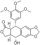 苦鬼臼毒素分子结构 (CAS 477-47-4)