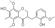 Ophiopogonanone F molecular structure (CAS 477336-79-1)