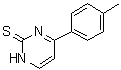 4-(4-Methylphenyl)-2(1H)-pyrimidinethione molecular structure (CAS 477859-71-5)