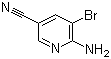 2-Amino-3-bromo-5-cyanopyridine molecular structure (CAS 477871-32-2)