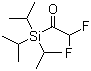 (二氟乙酰基)三(异丙基)硅烷分子结构 (CAS 478612-79-2)