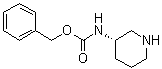 Benzyl (S)-piperidin-3-ylcarbamate molecular structure (CAS 478646-33-2)