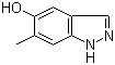 6-Methy-1H-indazol-5-ol molecular structure (CAS 478832-60-9)